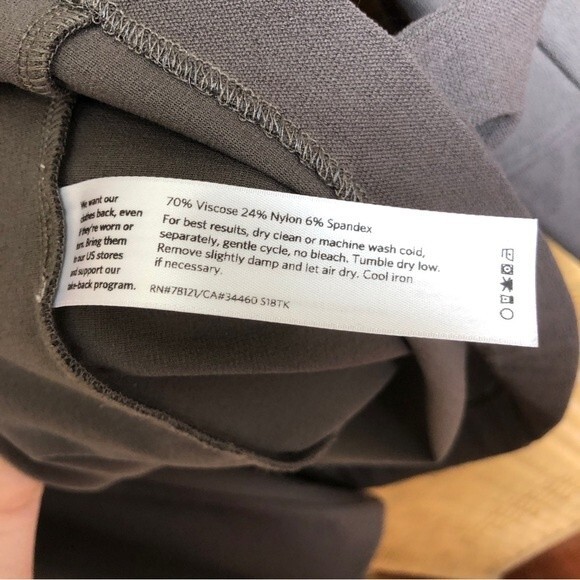 Eileen Fisher Blazer Womens Medium Petite Gray Jacket Open Front Viscose Blend - Picture 11 of 11